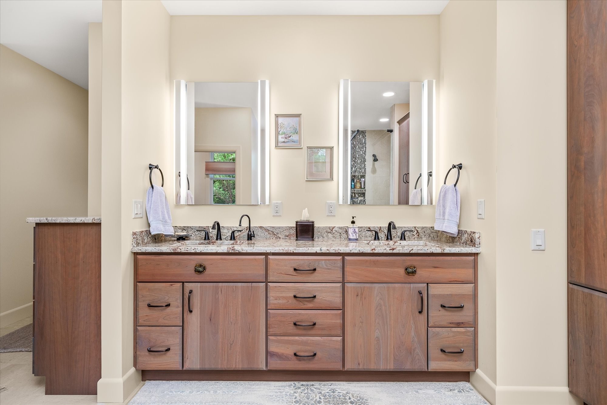 61 Bluff View Terrace Crossville, TN 38558 - Photo 61 of 81 a bathroom with a granite countertop sink mirror and double