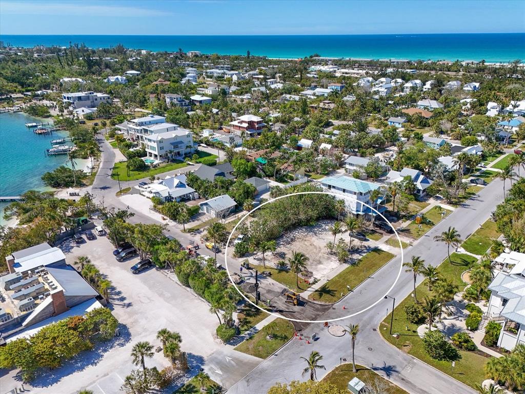 720 Broadway Street Longboat Key, FL 34228 - Photo 39 of 41 an aerial view of residential houses with outdoor space