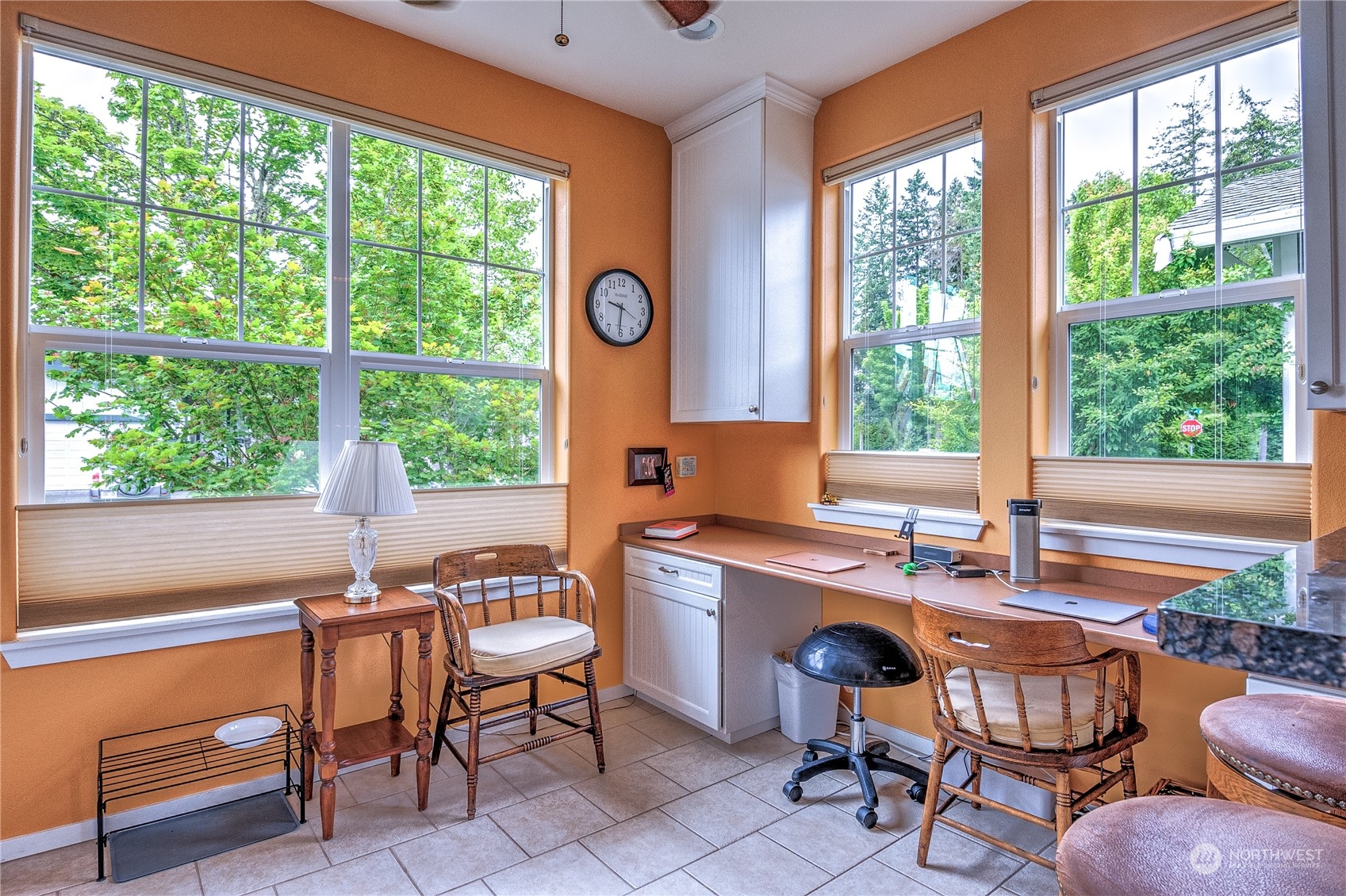 8024 Mercer Court Northeast Lacey, WA 98516 - Photo 10 of 30 a view of a dining room with furniture window and outside view