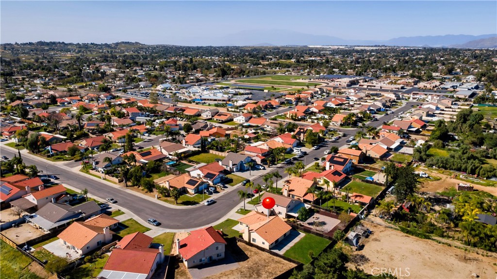 19364 Summerwind Trail Perris, CA 92570 - Photo 50 of 50 an aerial view of residential houses with outdoor space and trees