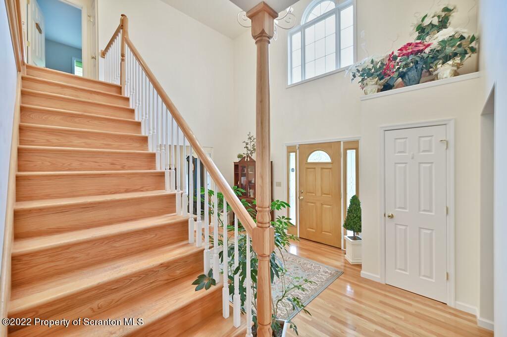 47 Wildernest Road Moscow, PA 18444 - Photo 22 of 40 a view of entryway and hall with wooden floor