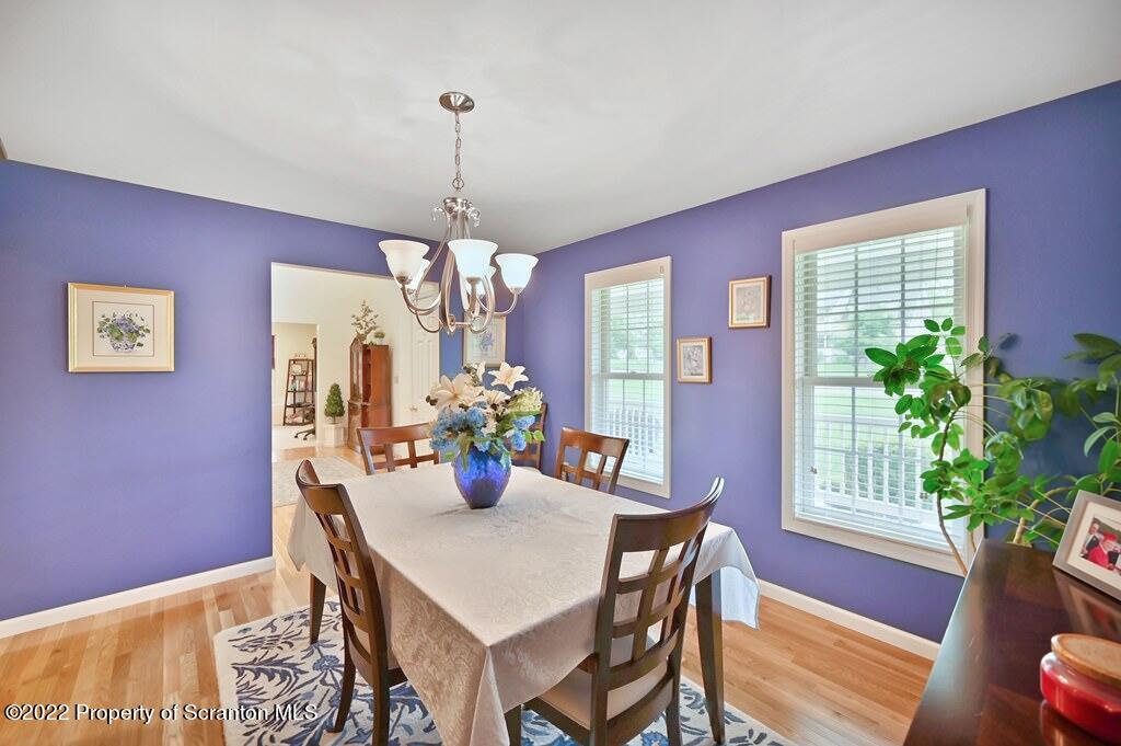 47 Wildernest Road Moscow, PA 18444 - Photo 10 of 40 a view of a dining room with furniture and window