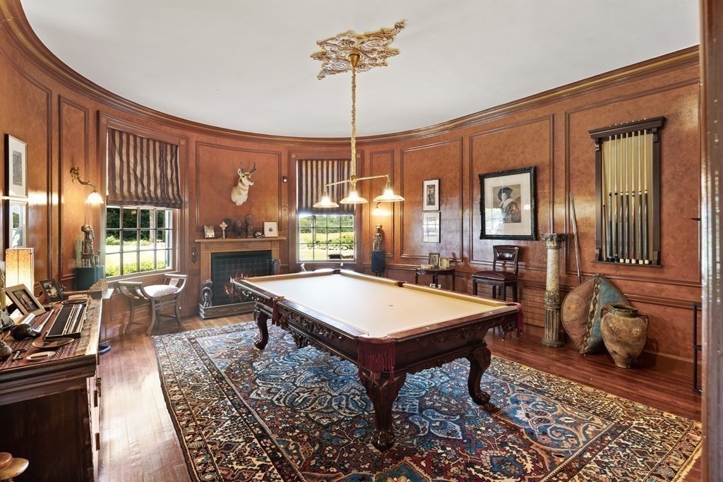 59 Walnut Road Wenham, MA 01984 - Photo 13 of 39 a room with furniture pool table and a chandelier