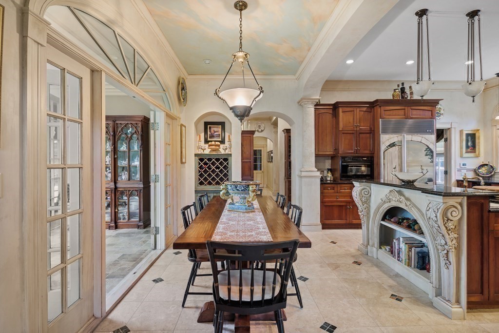 59 Walnut Road Wenham, MA 01984 - Photo 19 of 39 a view of a dining room with furniture window and wooden floor
