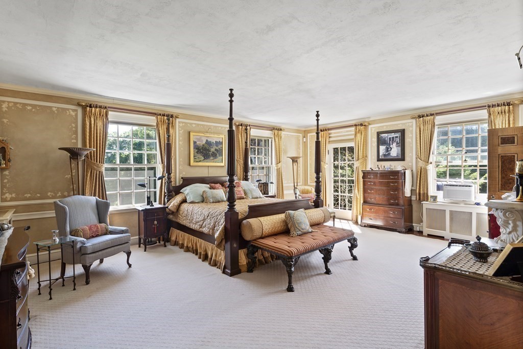 59 Walnut Road Wenham, MA 01984 - Photo 23 of 39 a bedroom with furniture and large windows