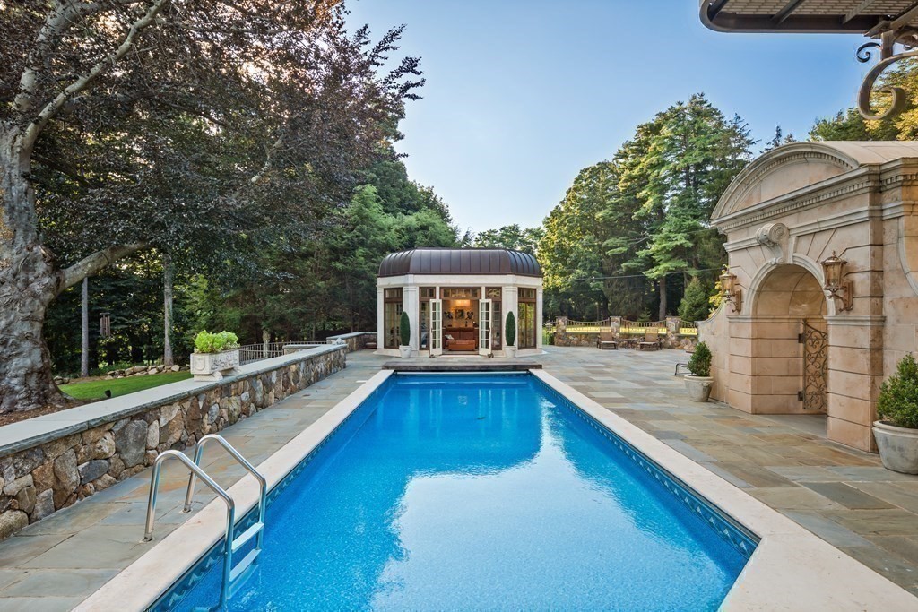 59 Walnut Road Wenham, MA 01984 - Photo 31 of 39 a view of house with swimming pool outdoor seating