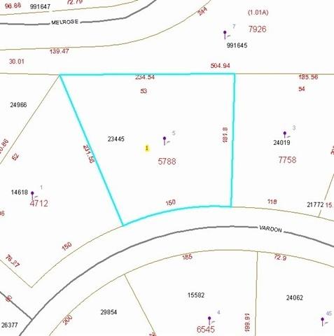 5 Vardon Road Pinehurst, NC 28374 - Photo 48 of 48 5 Vardon Rd - LOT Map