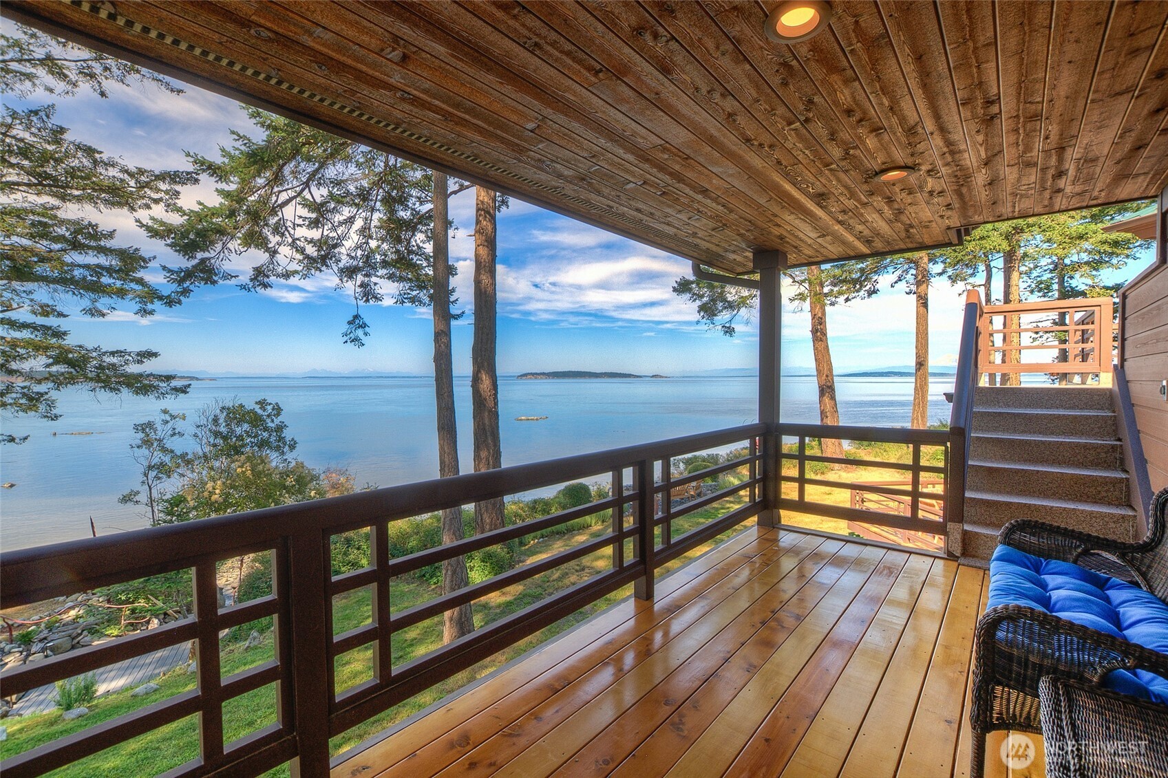 285 Raptor Road Orcas Island, WA 98245 - Photo 23 of 40 a view of two chairs in a balcony