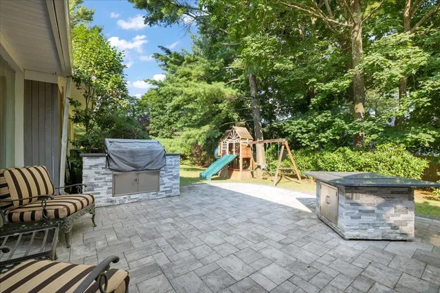 a view of outdoor space and patio