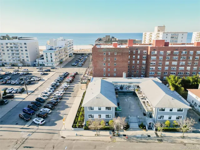 a view of a city with tall buildings
