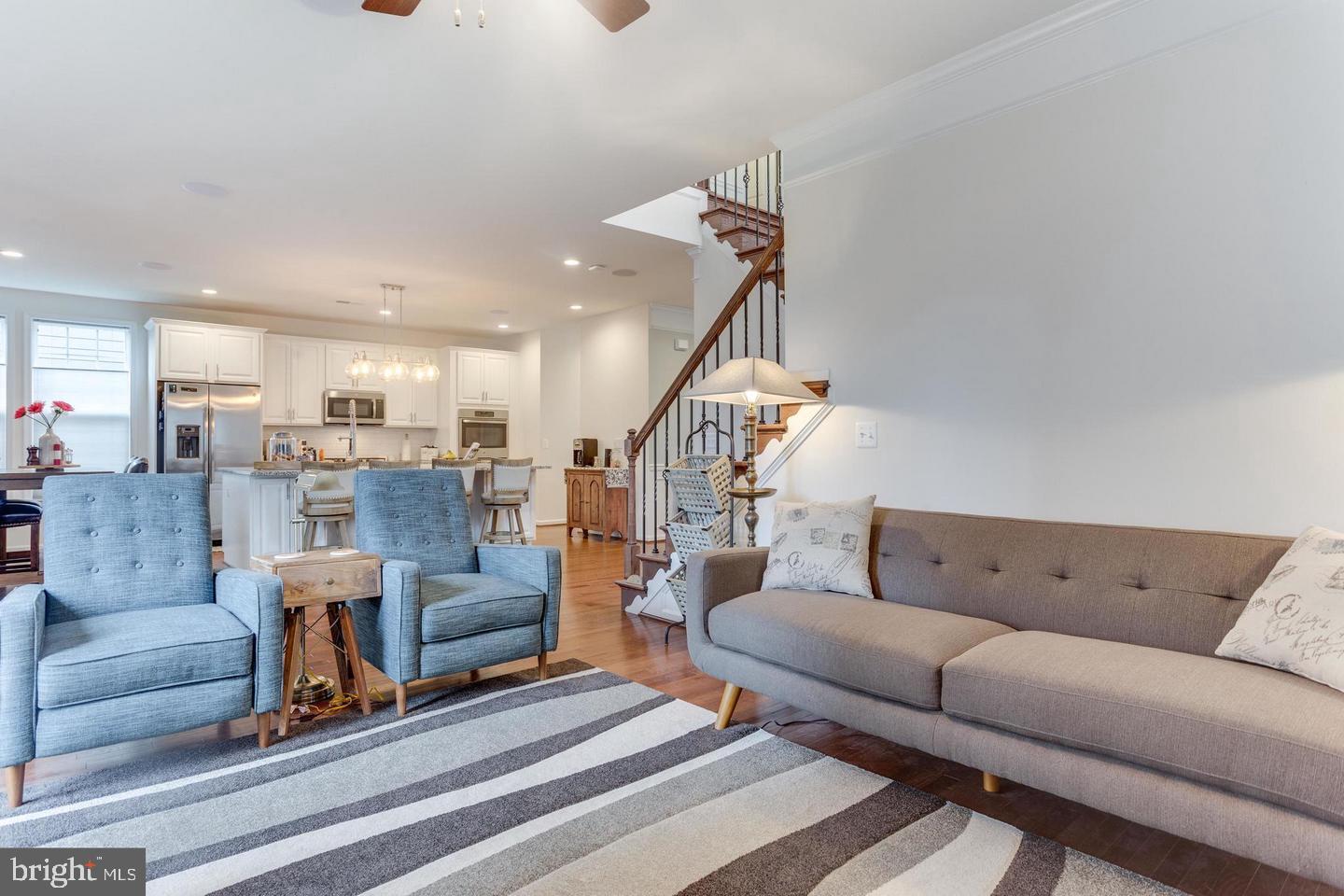 1005 Themis Street Southeast Leesburg, VA 20175 - Photo 17 of 32 Family Room Open View To Kitchen