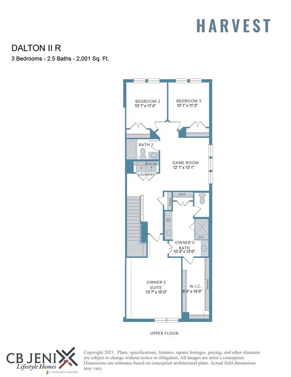 421 Matchbox Street Argyle, TX 76226 - Photo 40 of 40 Floor plan