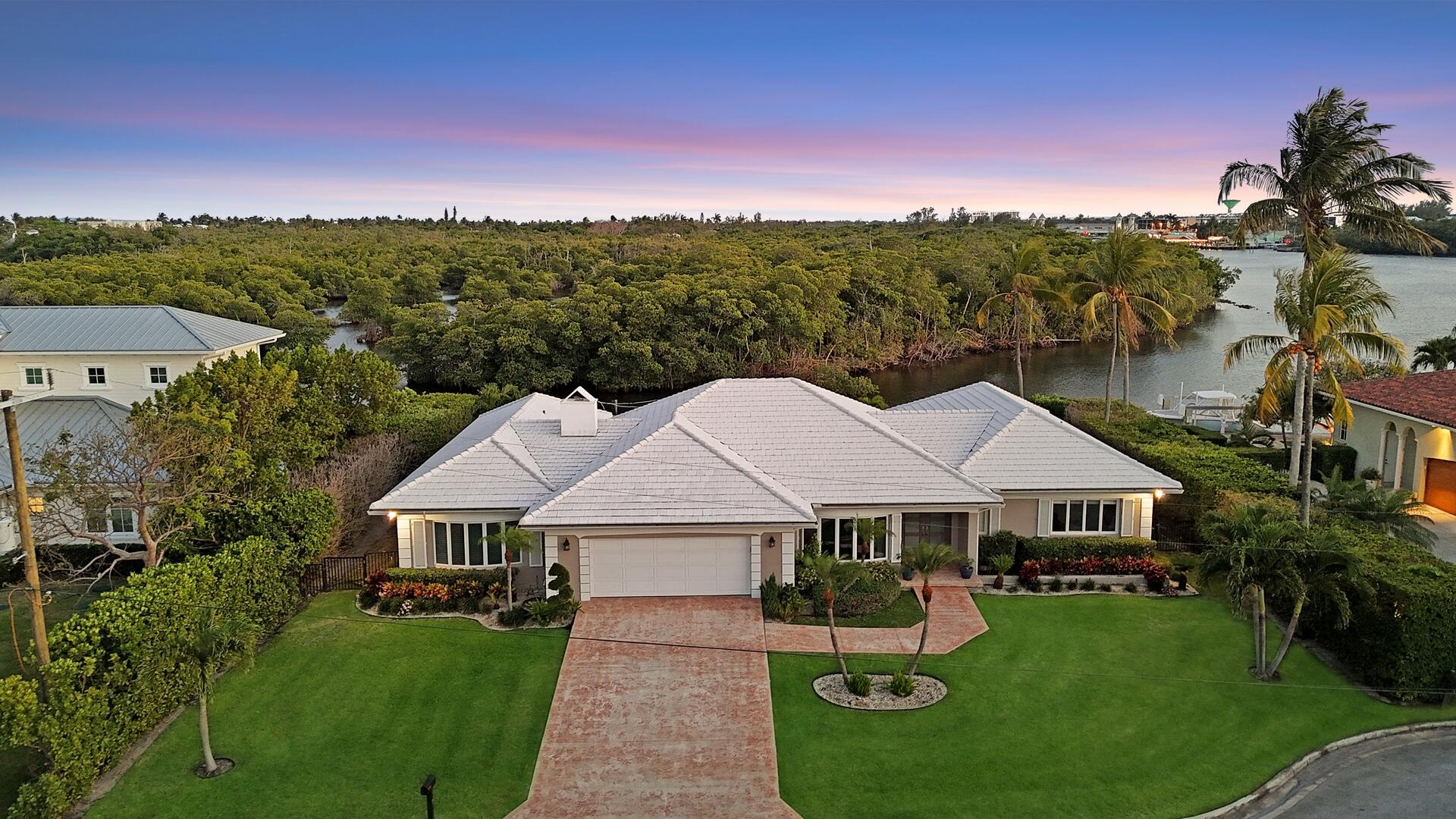 7 Inlet Cay Drive Ocean Ridge, FL 33435 - Photo 3 of 54 Aerial of Front