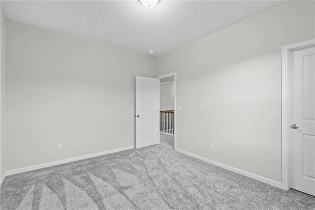 a view of an empty room