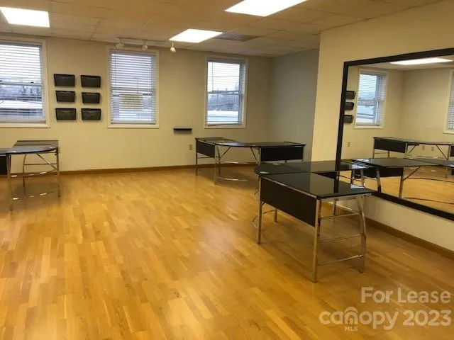 a living room with furniture and window