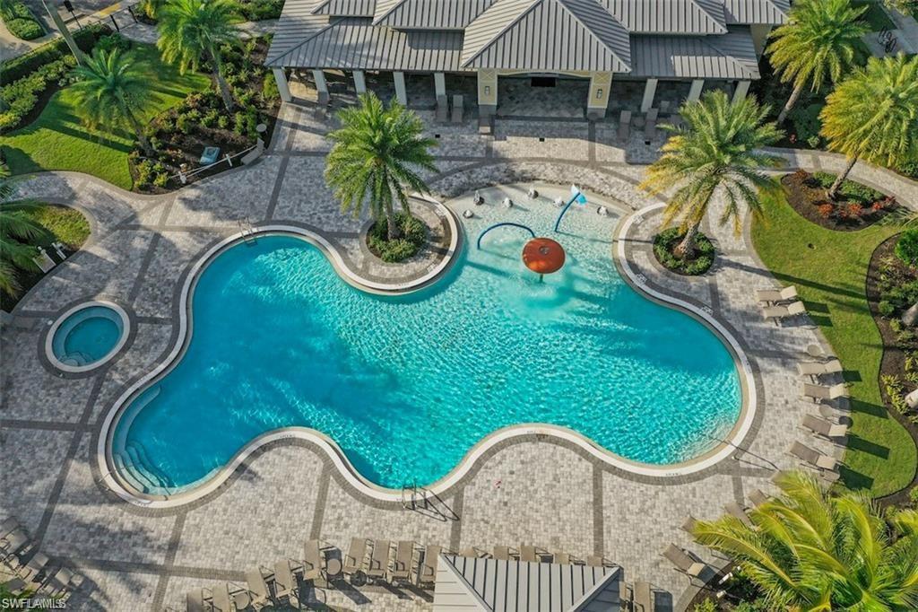 2652 Vine Avenue Naples, FL 34120 - Photo 34 of 40 an aerial view of a house with swimming pool and porch