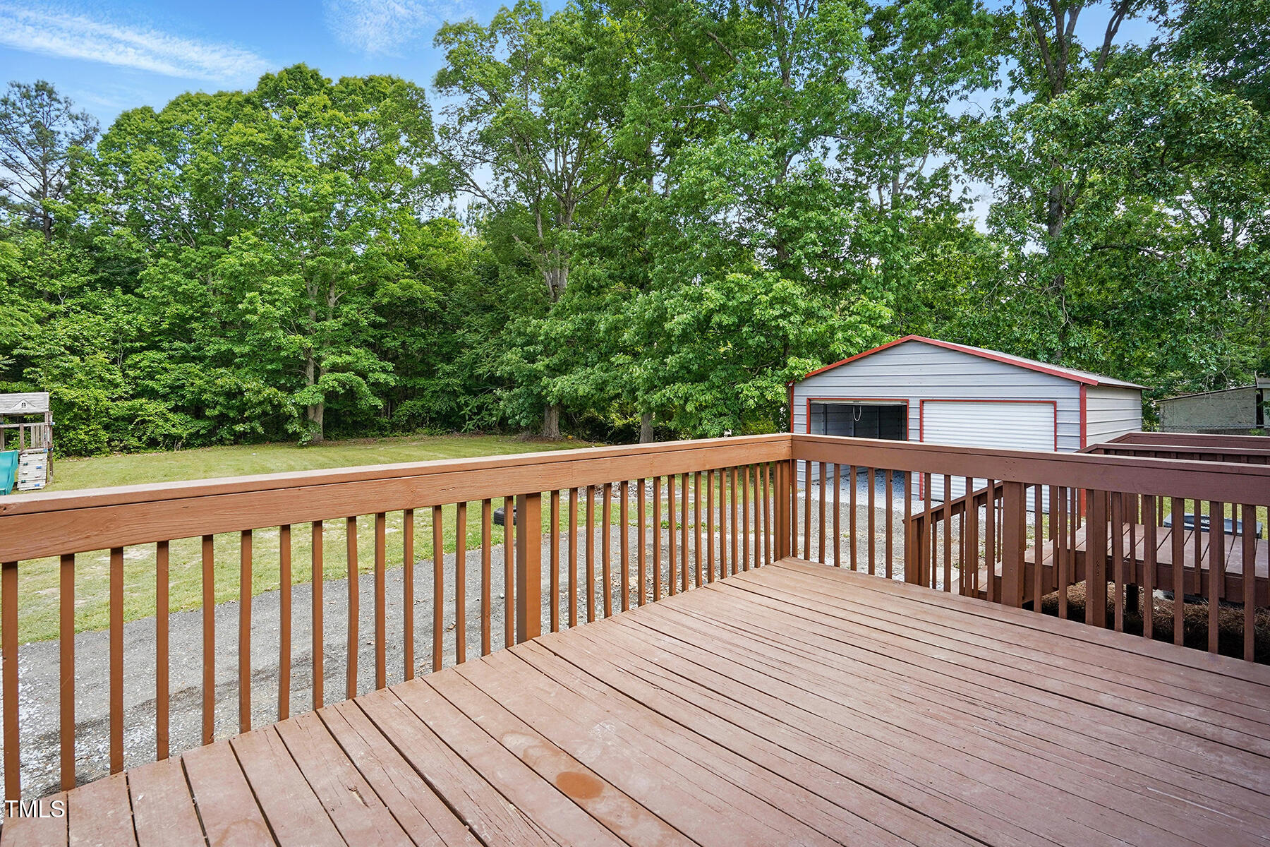 4467 Virgilina Road Roxboro, NC 27574 - Photo 27 of 30 a view of wooden deck
