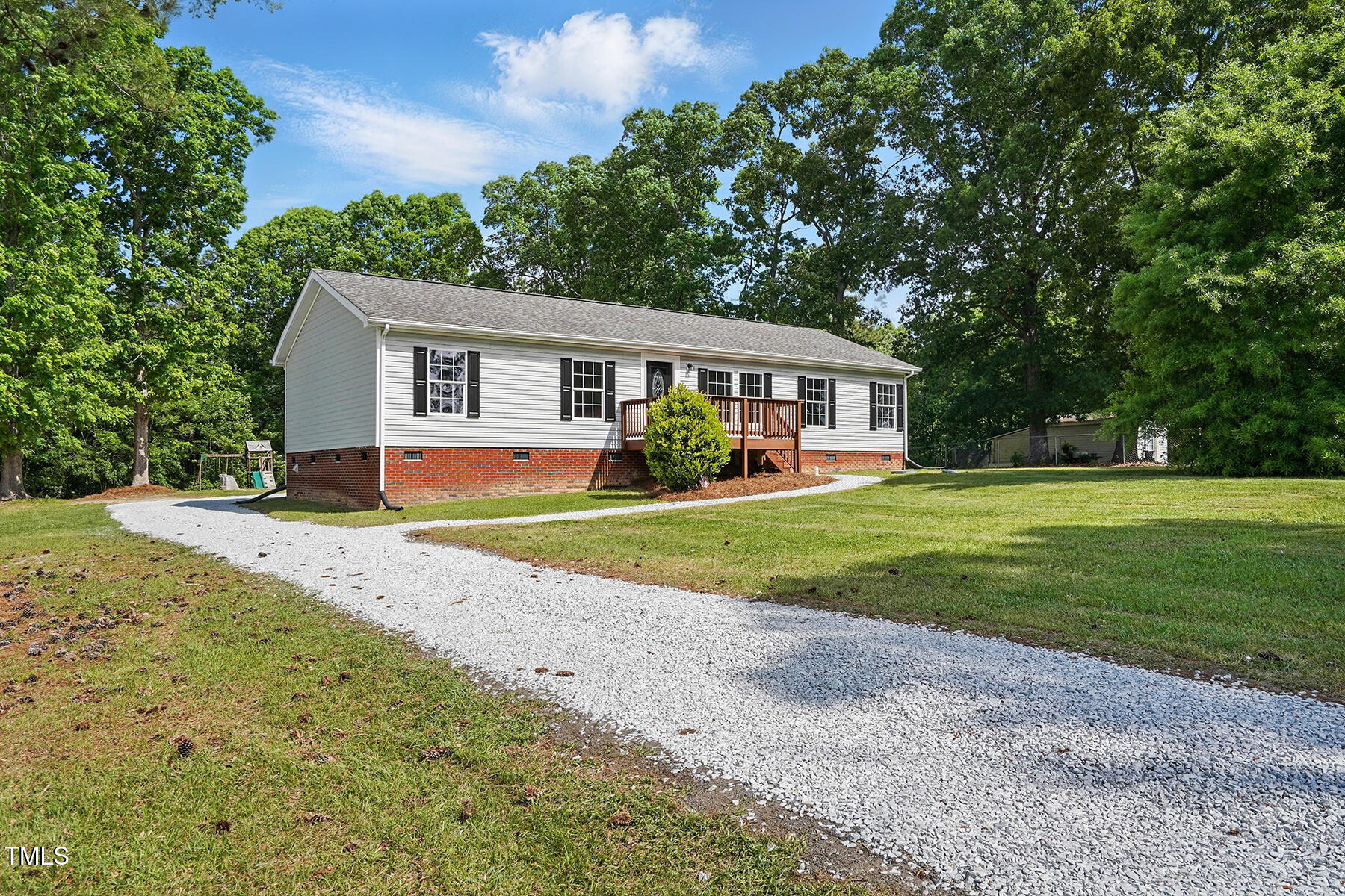 4467 Virgilina Road Roxboro, NC 27574 - Photo 3 of 30 a front view of house with yard and green space