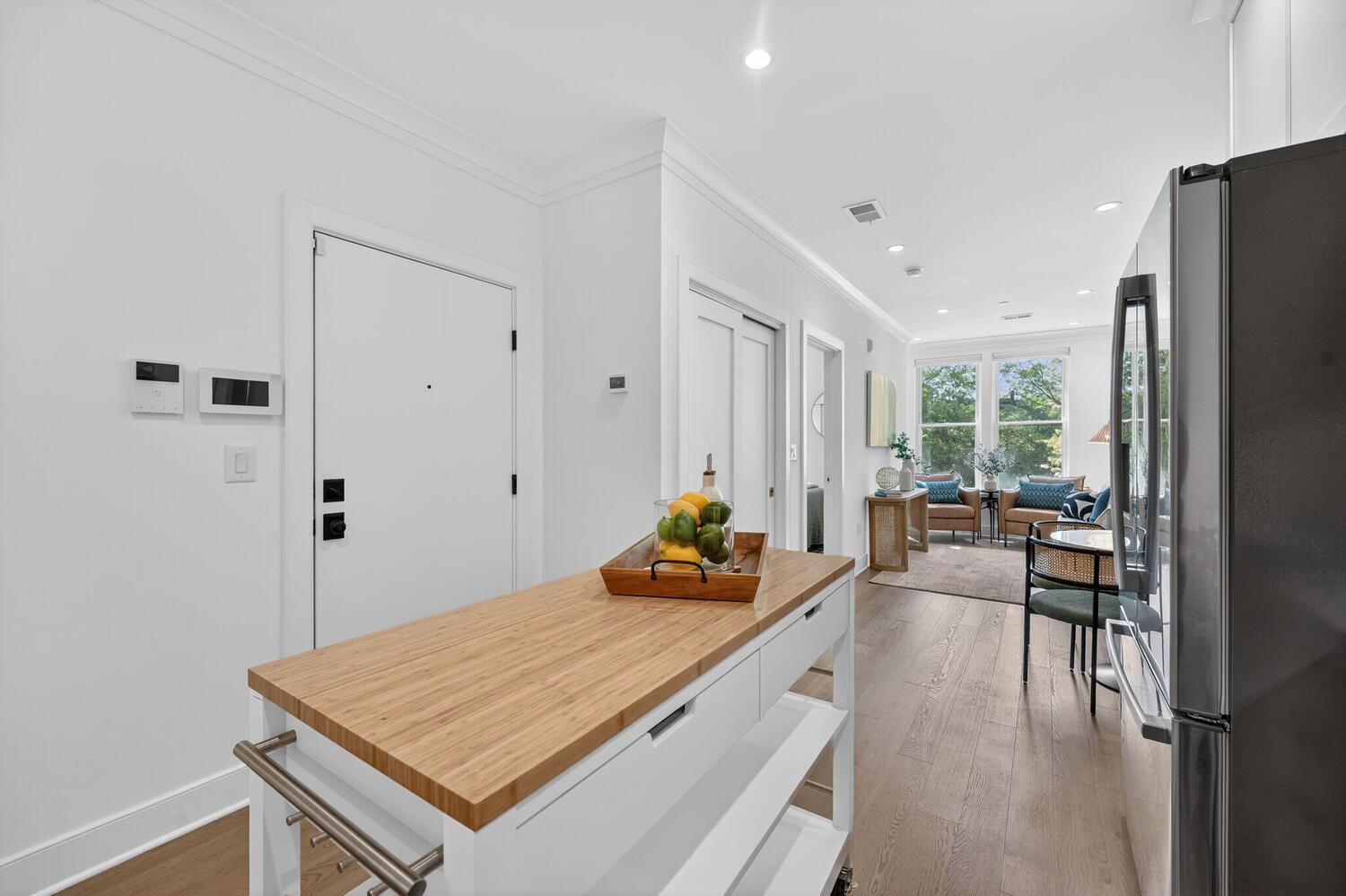 1313 11th Street Northwest, Unit 5 Washington, DC 20001 - Photo 5 of 30 Movable kitchen island & open layout