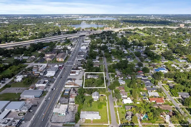 a view of a yard with a staircase