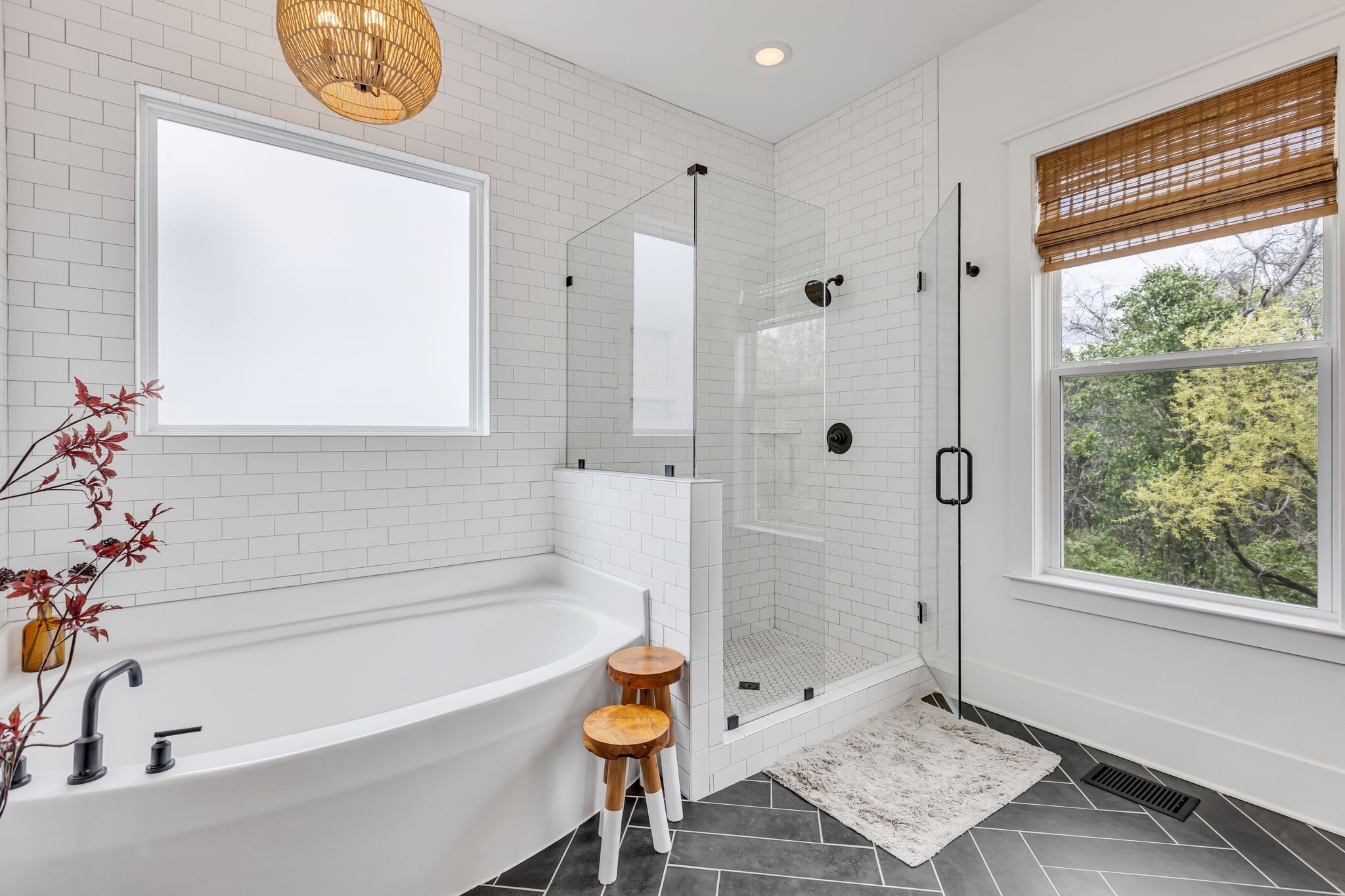 400 Dewar Drive Franklin, TN 37064 - Photo 27 of 64 a bathroom with a bathtub a window and a shower