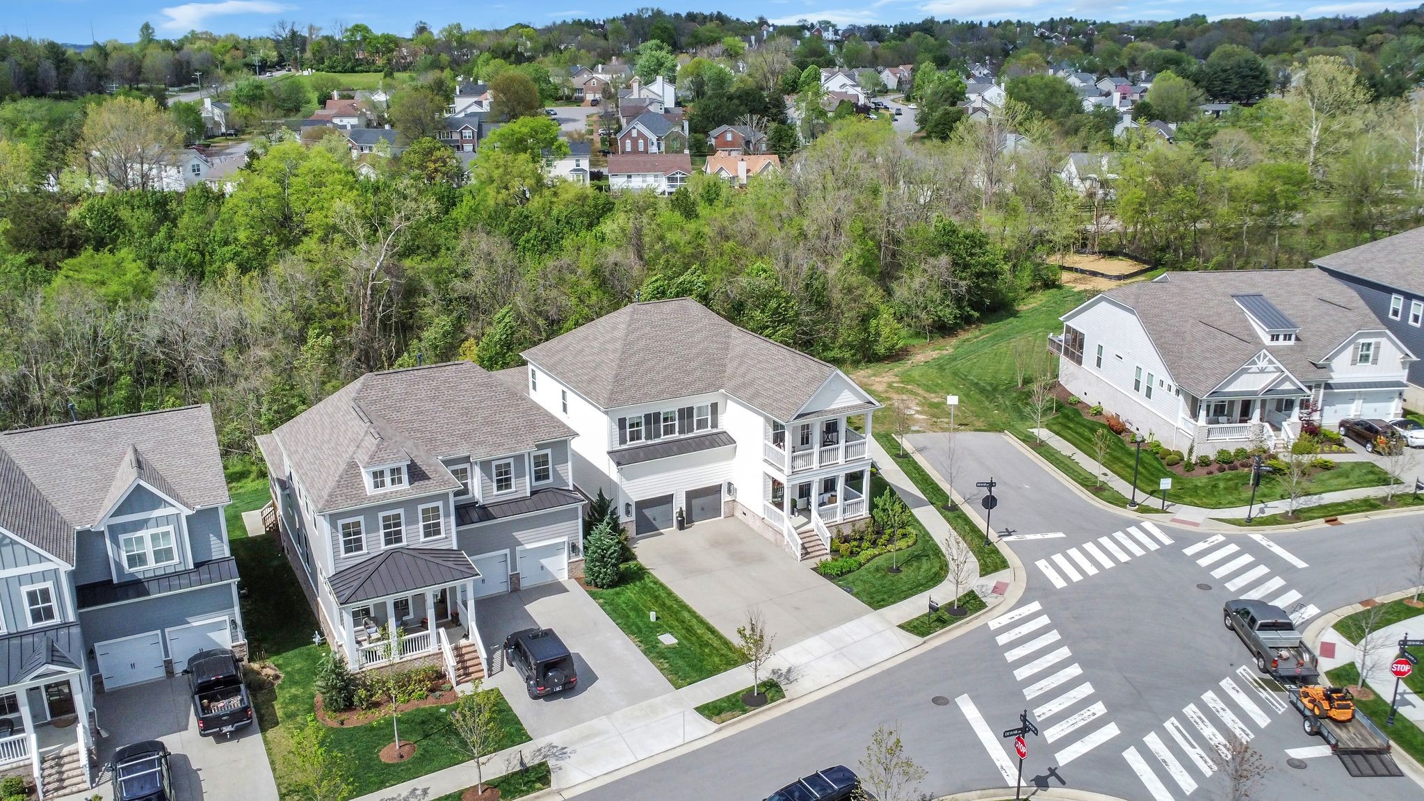 400 Dewar Drive Franklin, TN 37064 - Photo 63 of 64 an aerial view of residential houses with outdoor space and river