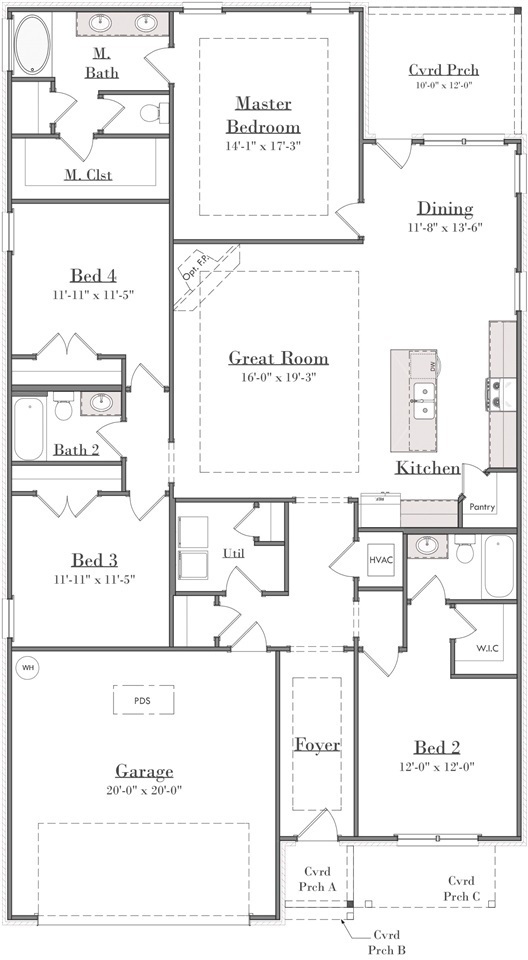 1012 Pheasant Circle Foley, AL 36535 - Photo 20 of 21 2117 Floor Plan