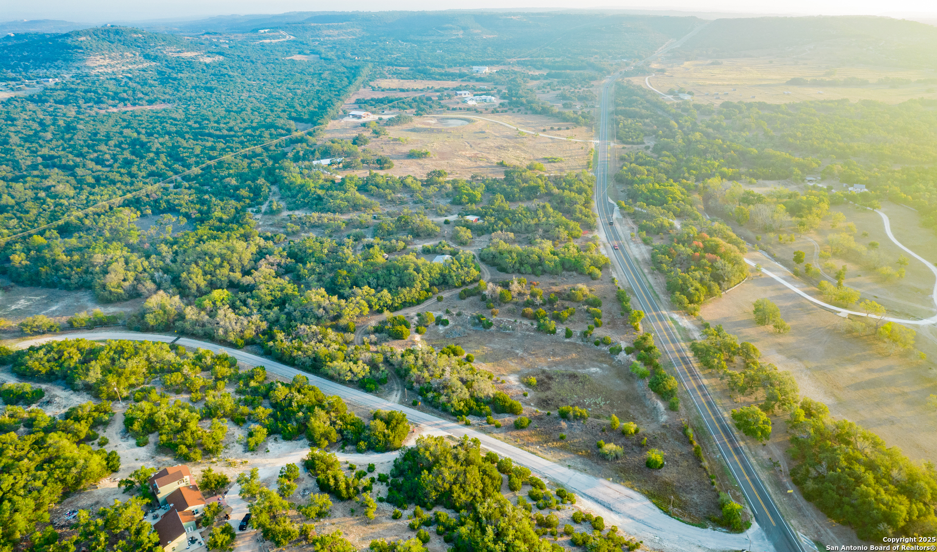 184 Peyton Colony Road Blanco, TX 78606 - Photo 26 of 33 a view of an outdoor space and a lake view