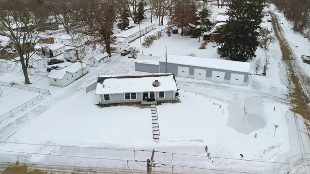 a view of building with a street