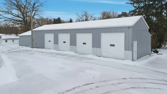 a backyard of a house