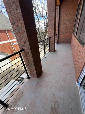 a view of outdoor space and wooden deck