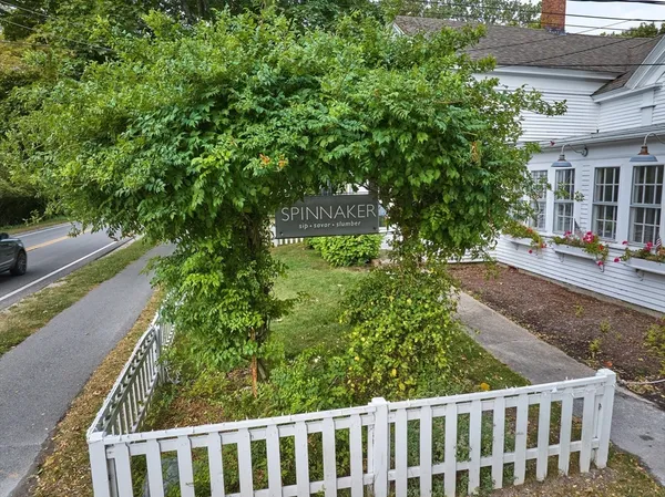 a view of a garden