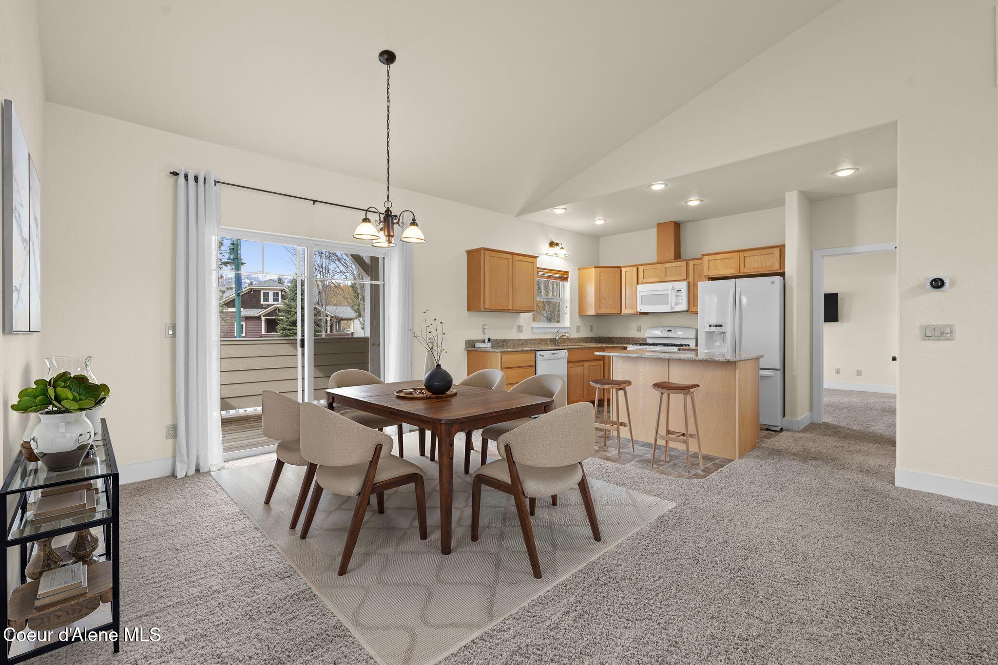424 Becker Lane Dover, ID 83825 - Photo 14 of 38 Virtually Staged Generous Dining Room