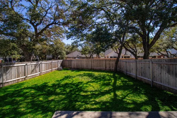 a garden view