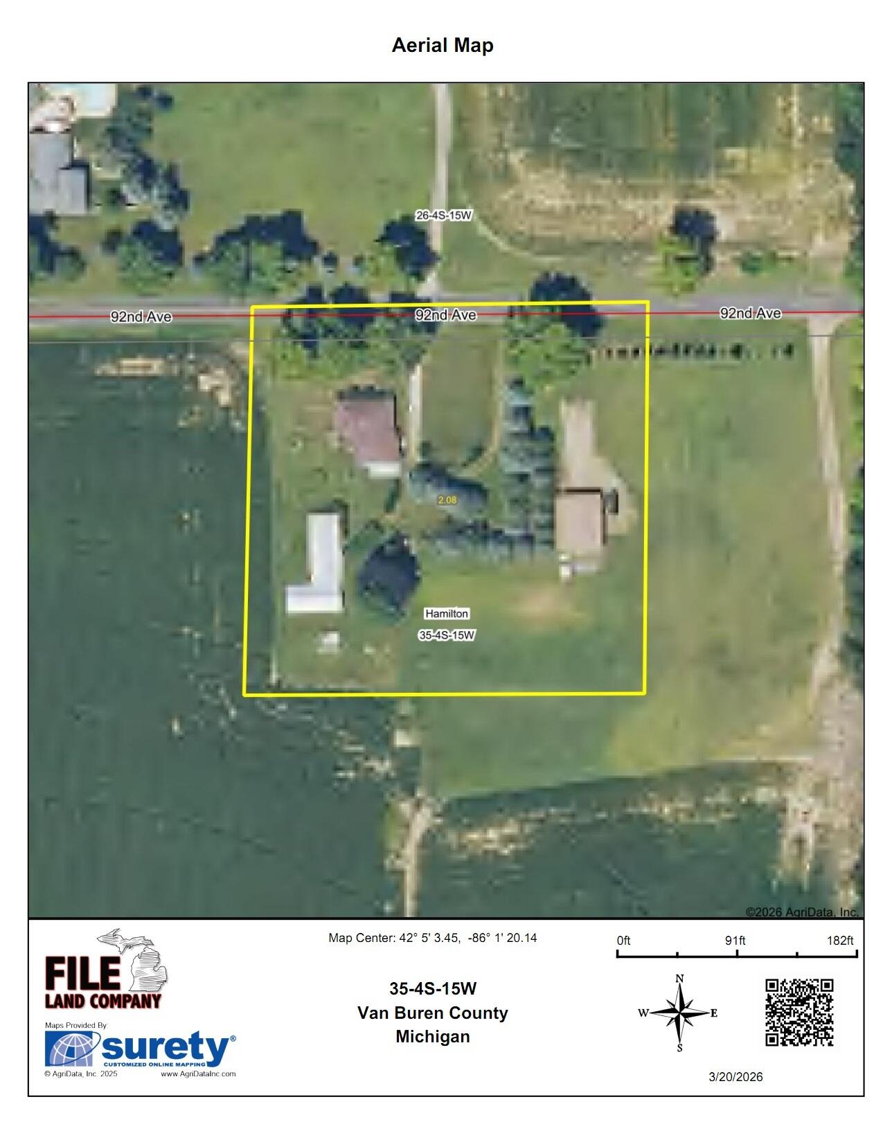 49145 92nd Avenue Decatur, MI 49045 - Photo 61 of 61 Aerial_Map