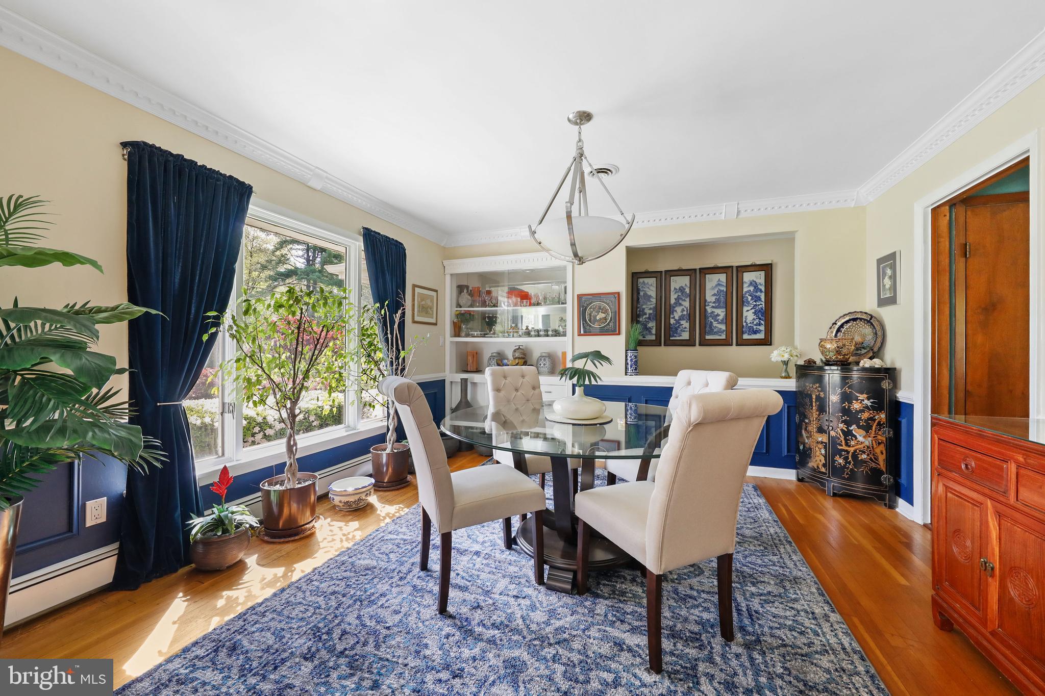 19 Diane Drive Ewing, NJ 08628 - Photo 10 of 38 a view of a dining room with furniture window and wooden floor