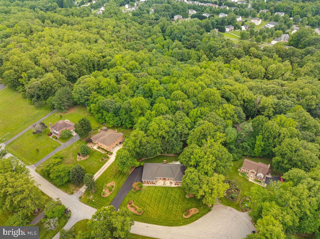 3170 Hickory Ridge Road Dunkirk, MD 20754 - Photo 68 of 74 an aerial view of a house with yard swimming pool and outdoor seating