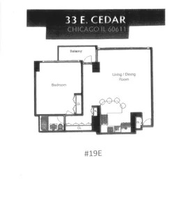 $210,000 | 33 East Cedar Street, Unit 19E, Chicago, IL 60611