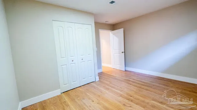 wooden floor in an empty room