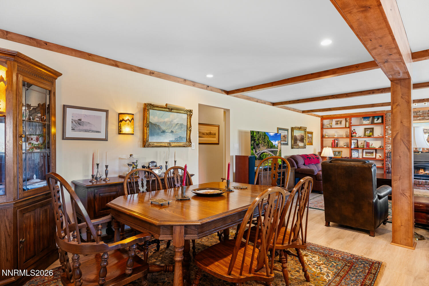 14005 North Red Rock Road Reno, NV 89508 - Photo 40 of 51 a view of a dining room with furniture and chandelier