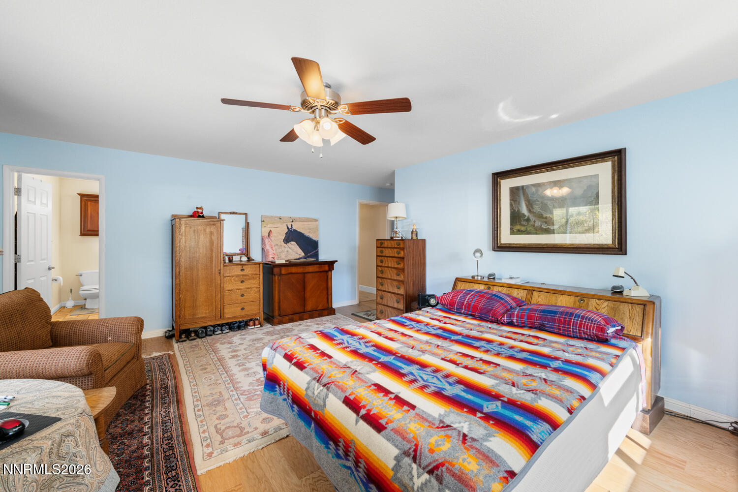 14005 North Red Rock Road Reno, NV 89508 - Photo 46 of 51 a bedroom with a bed and furniture