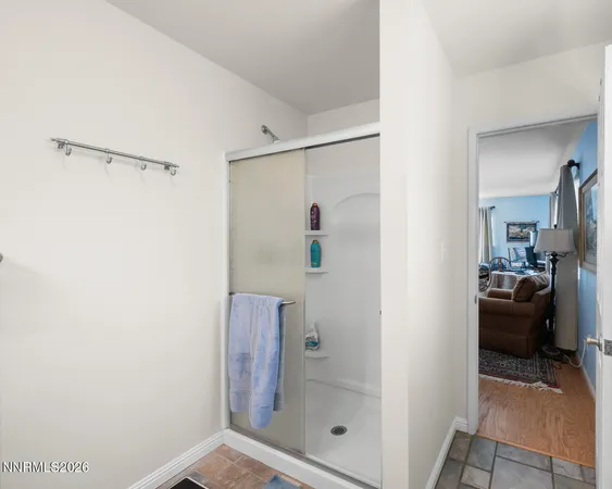 a view of a walk in closet