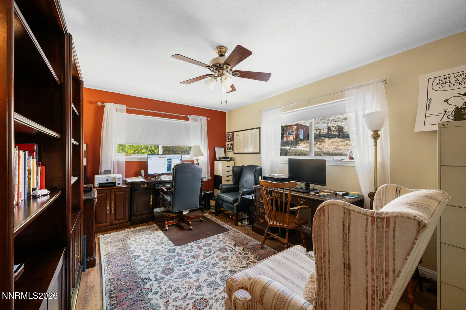 14005 North Red Rock Road Reno, NV 89508 - Photo 49 of 51 a living room with furniture a window and a flat screen tv