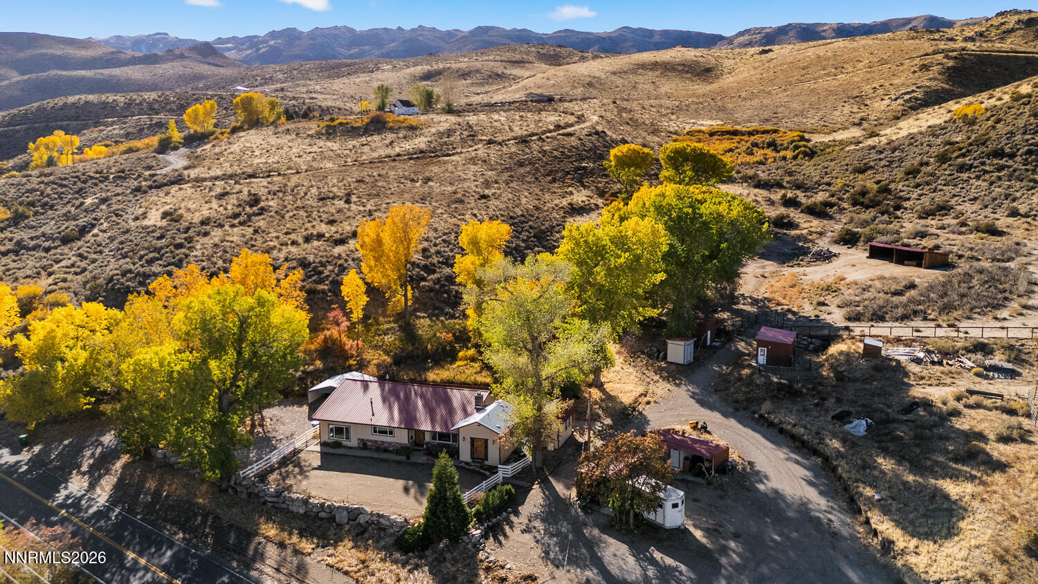 14005 North Red Rock Road Reno, NV 89508 - Photo 9 of 51 a view of a city with mountains in the background