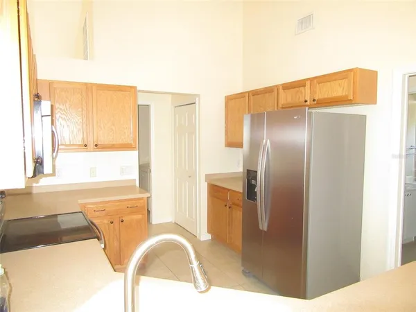 a picture of a room with a large window