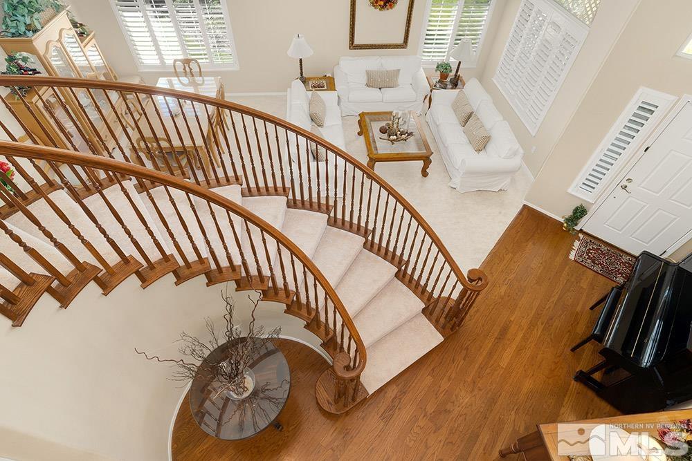 14320 Ghost Rider Drive Reno, NV 89511 - Photo 17 of 40 a view of entryway with wooden floor
