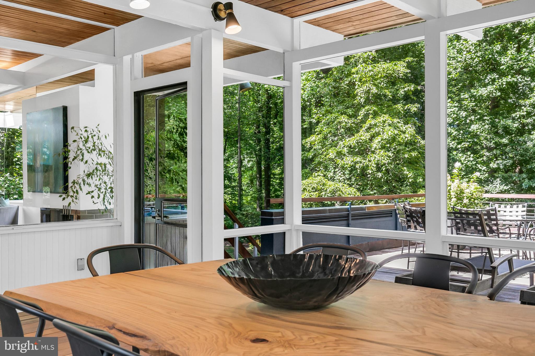 279 Ridgeview Road Princeton, NJ 08540 - Photo 25 of 82 Sunroom - View to Terrace