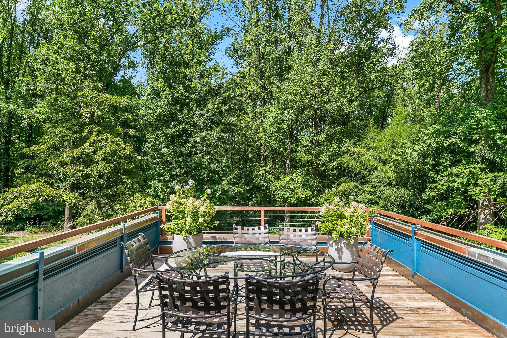 279 Ridgeview Road Princeton, NJ 08540 - Photo 26 of 82 Terrace Overlooks Backyard