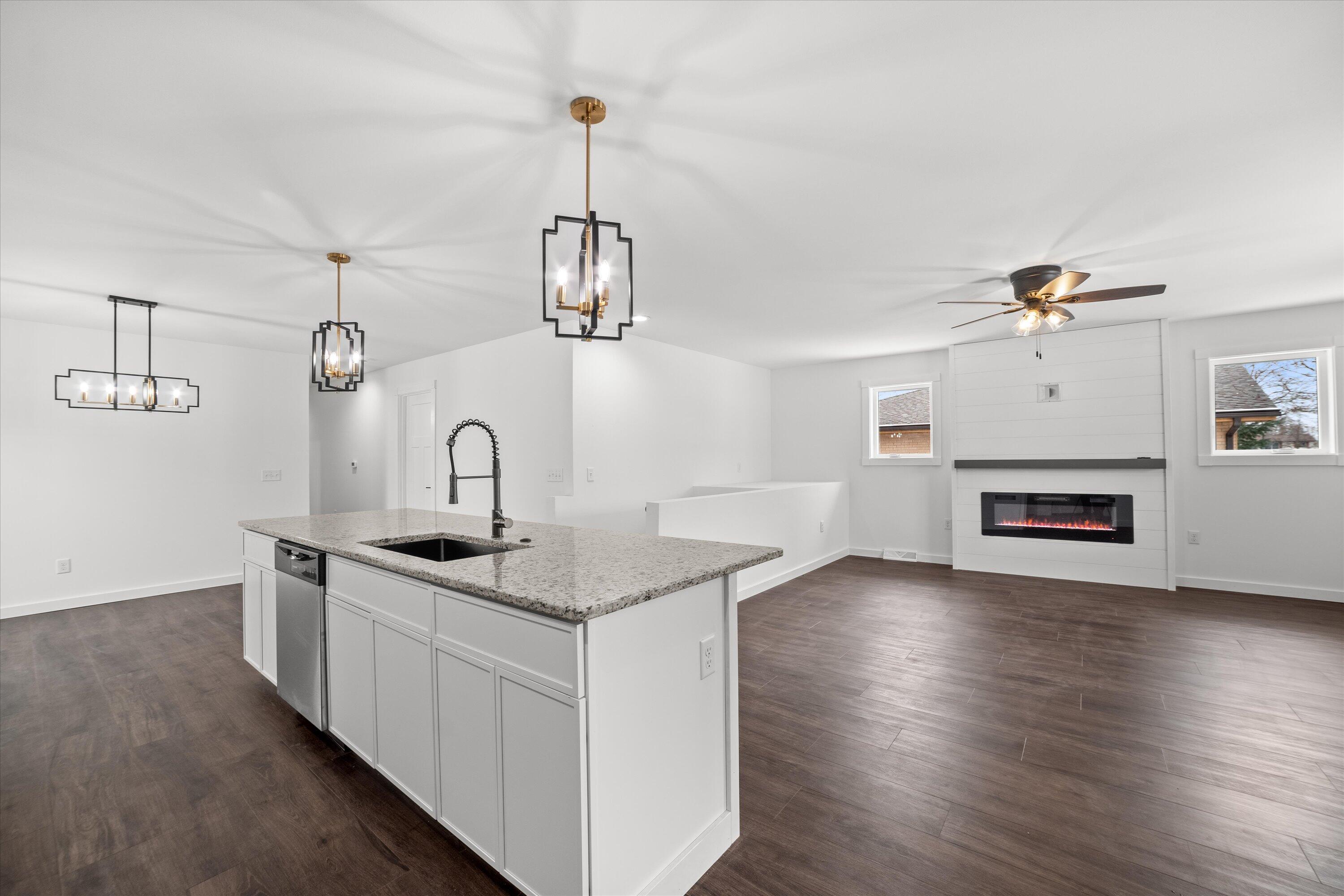 114 Dean Road Belgium, WI 53004 - Photo 4 of 33 View of Fireplace Great room