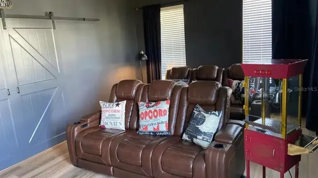 a room with storage and utility